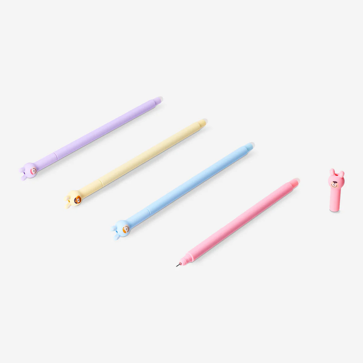 Erasable gel ink pens - Candy monster toppers - 4 pcs - Image 2