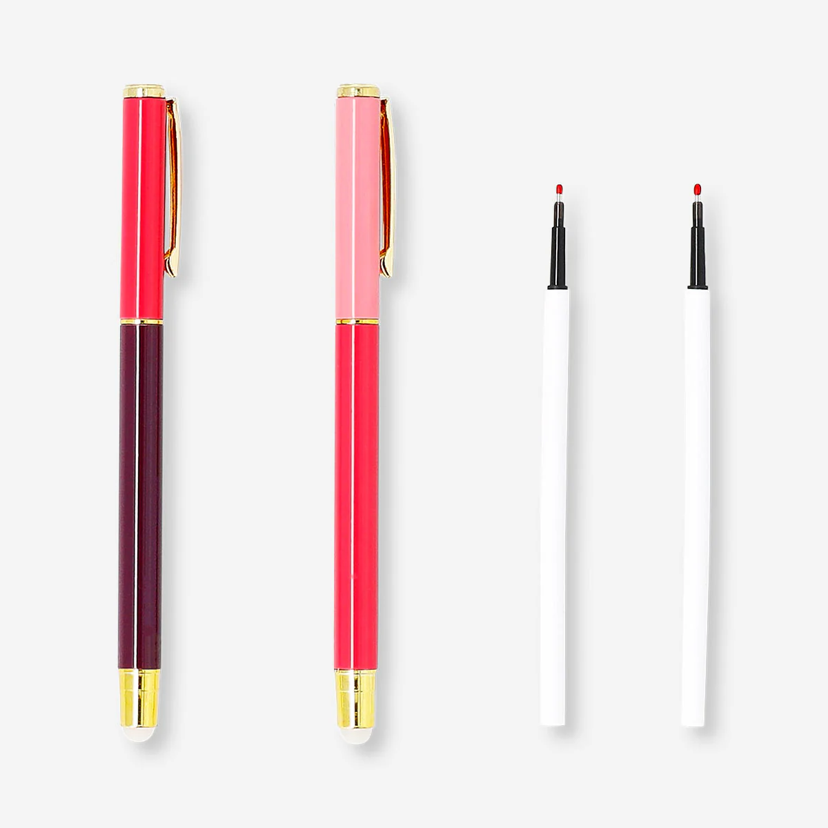 Erasable gel pens with refills - 2 pcs