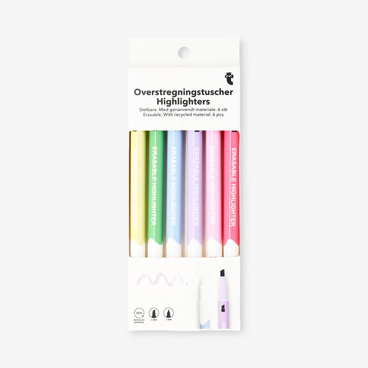Erasable highlighters - 6 pcs - Image 3