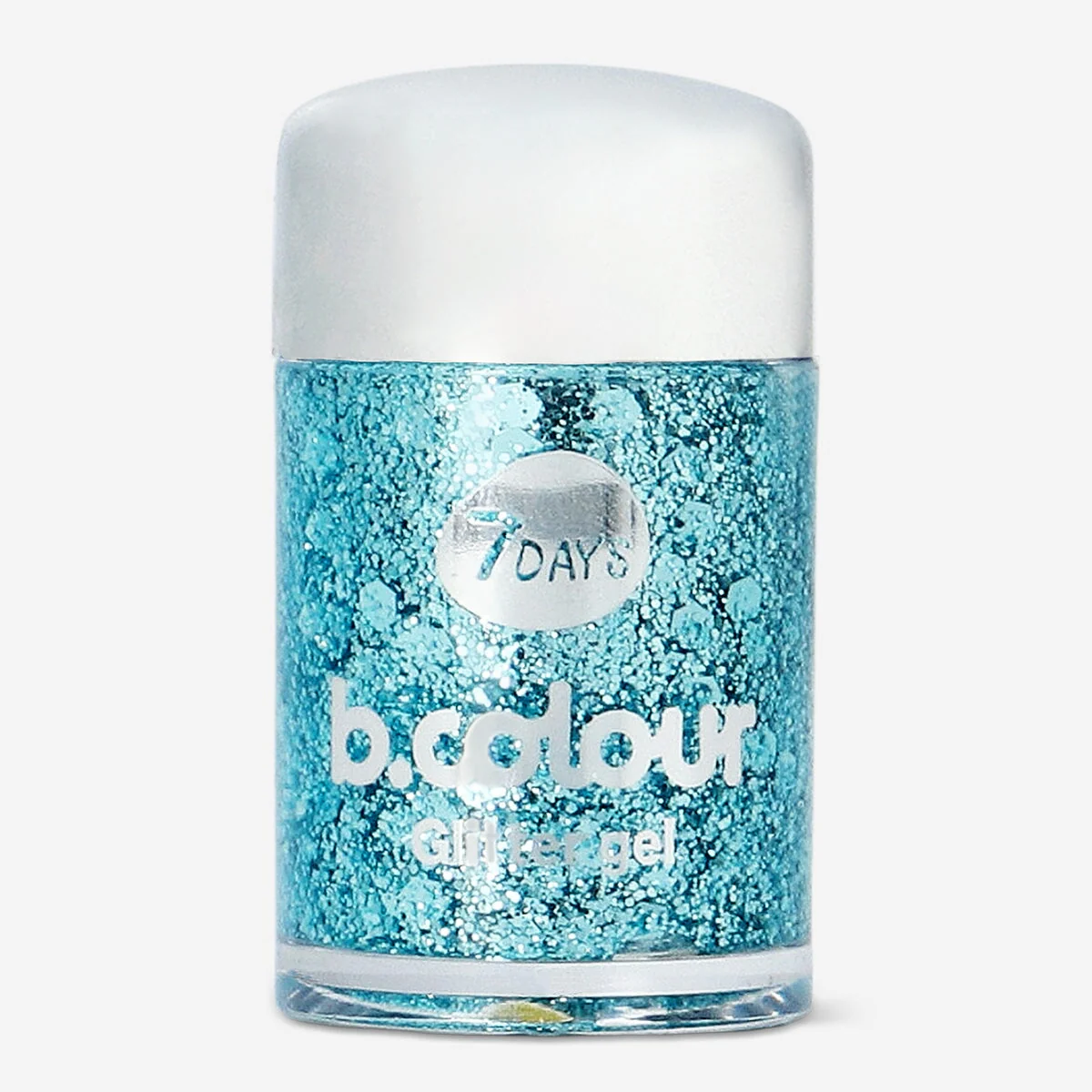 Face & body mini glitter gel by 7DAYS B.COLOUR  - 02 Snowy elf