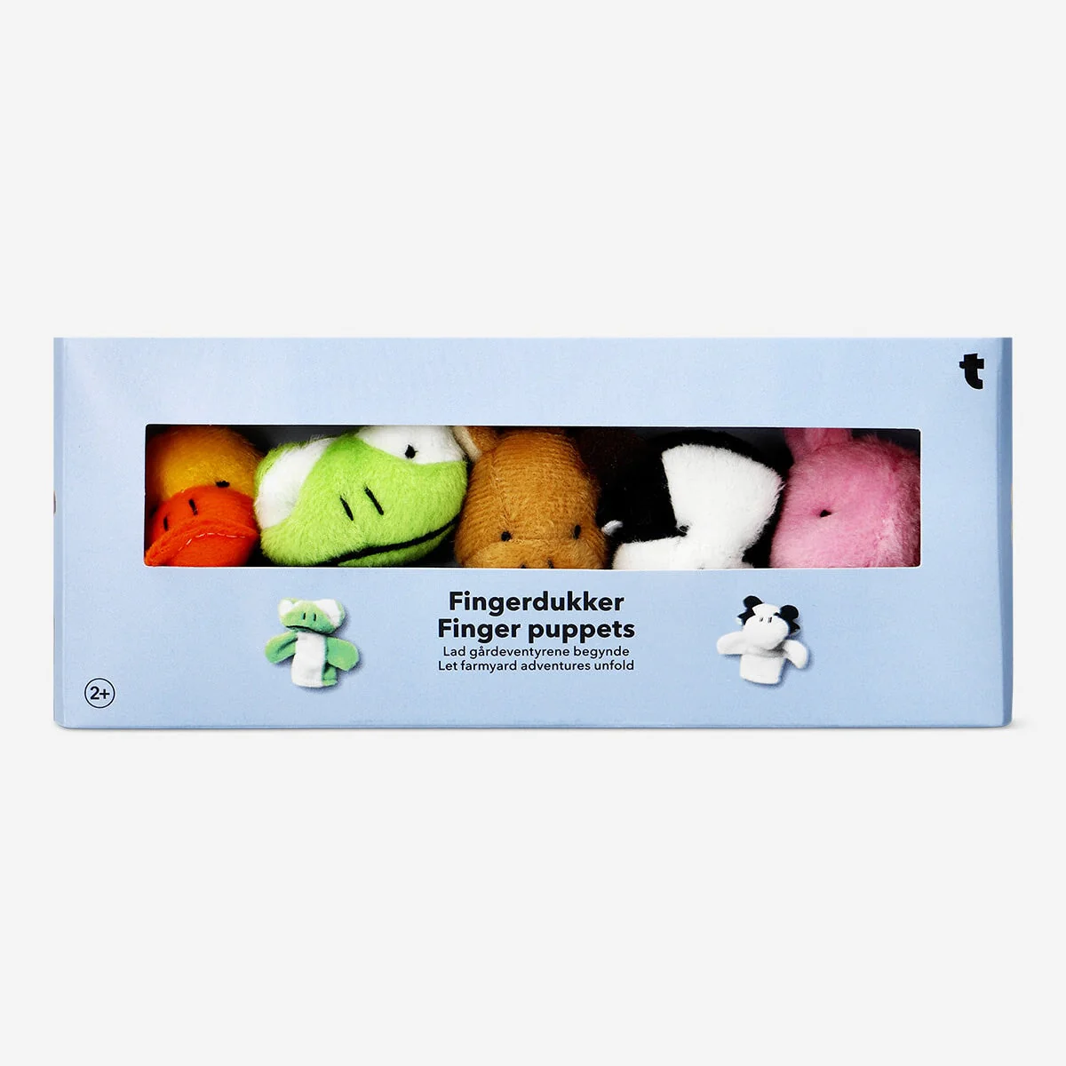 Farm animals finger puppets - 5 pcs - Image 2
