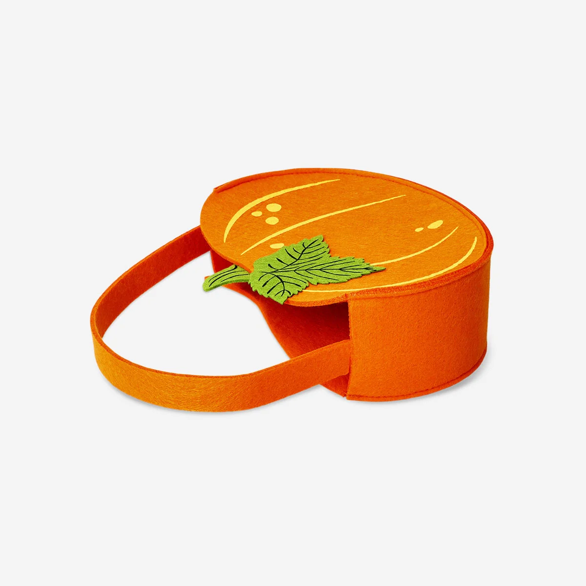 Felt pumpkin snack bag - for kids - Image 3