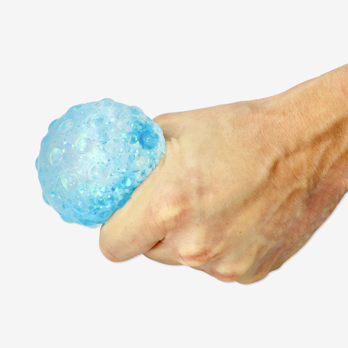 Fidget ball - Blue glitter - Image 2