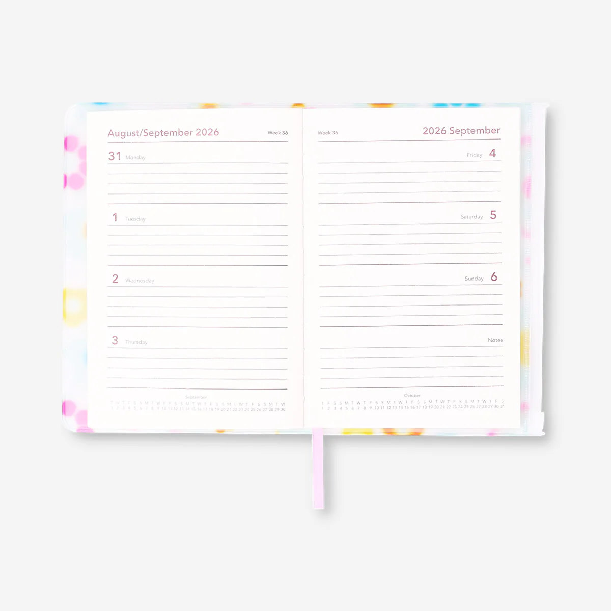 Floral study planner with zip lock - English - Image 3