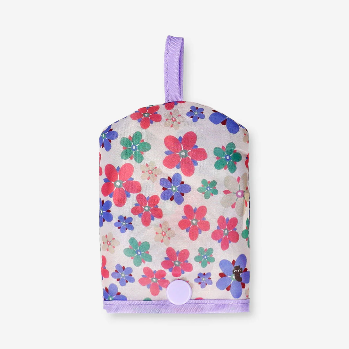 Foldable fan - Abstract flowers - Image 2