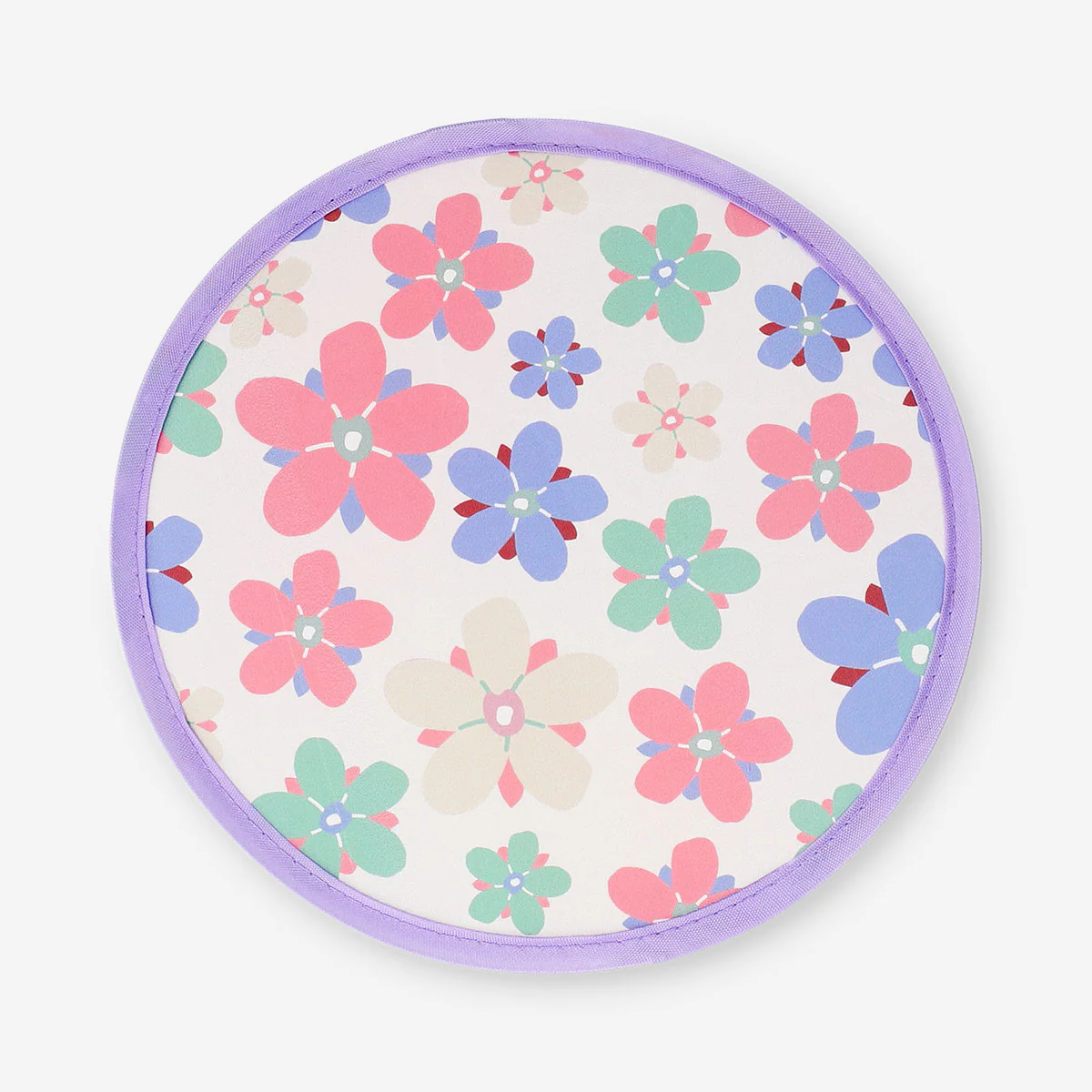 Foldable fan - Abstract flowers - Image 3