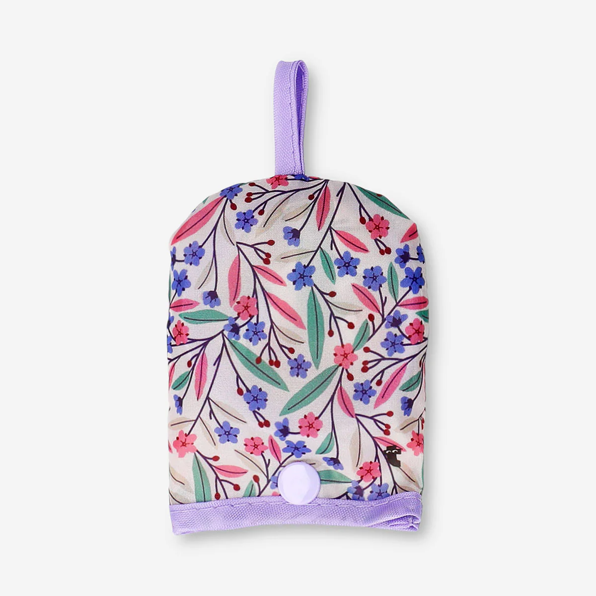 Foldable fan - Multi coloured flowers - Image 2
