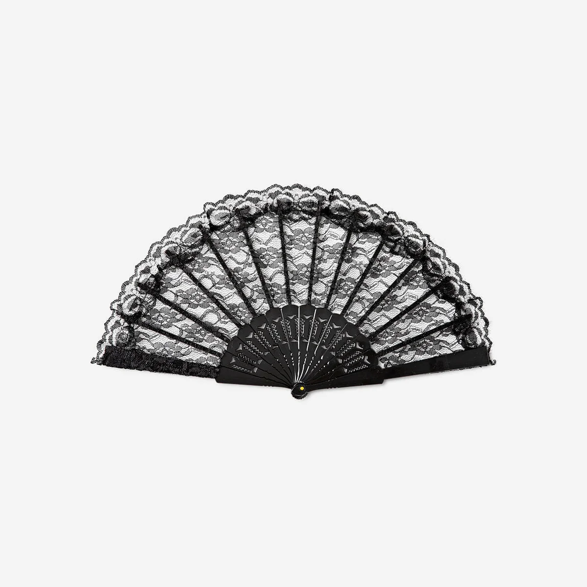 Foldable lace fan