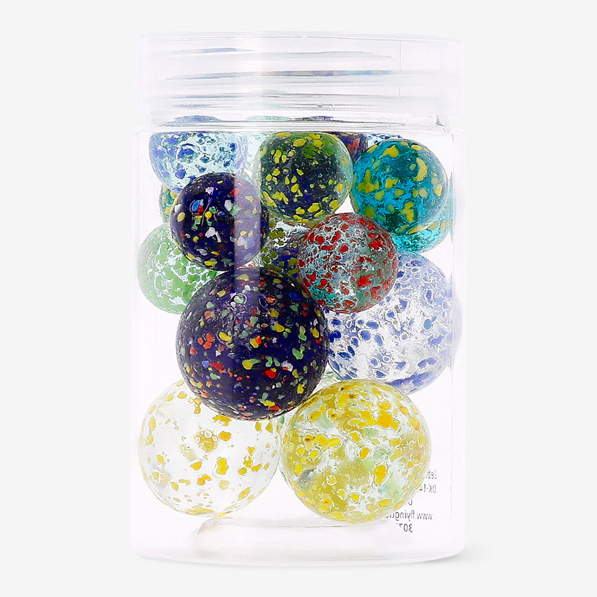 Glass marbles in box - Image 2