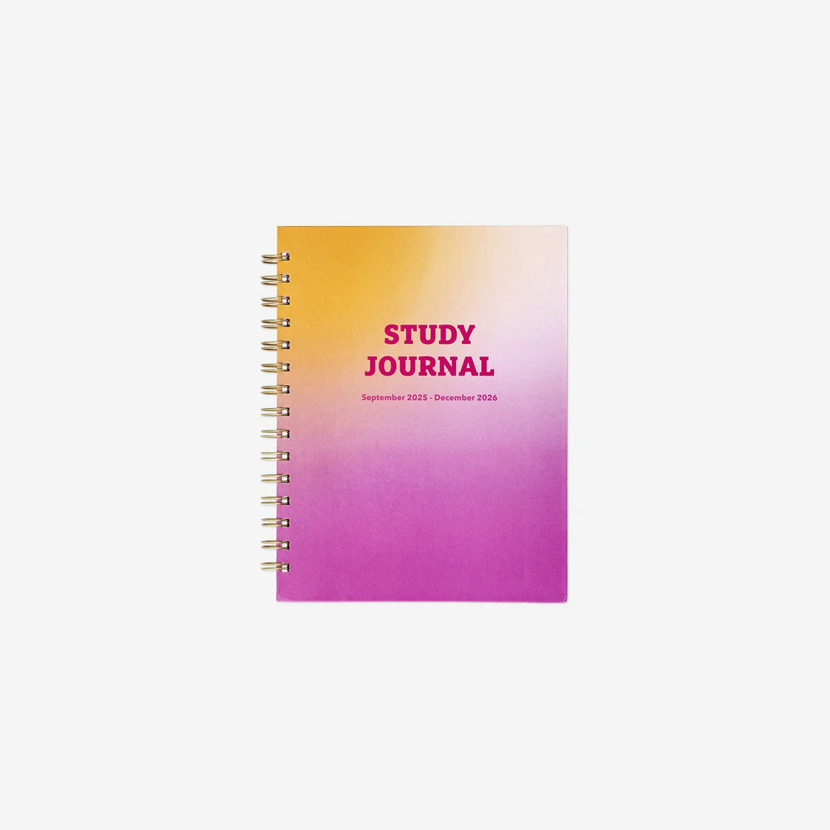Gradient study planner for 2026 - English