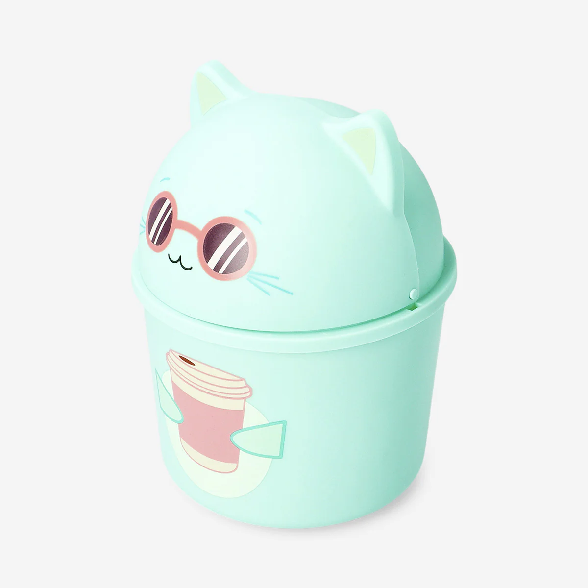 Green cat push bin - Image 2