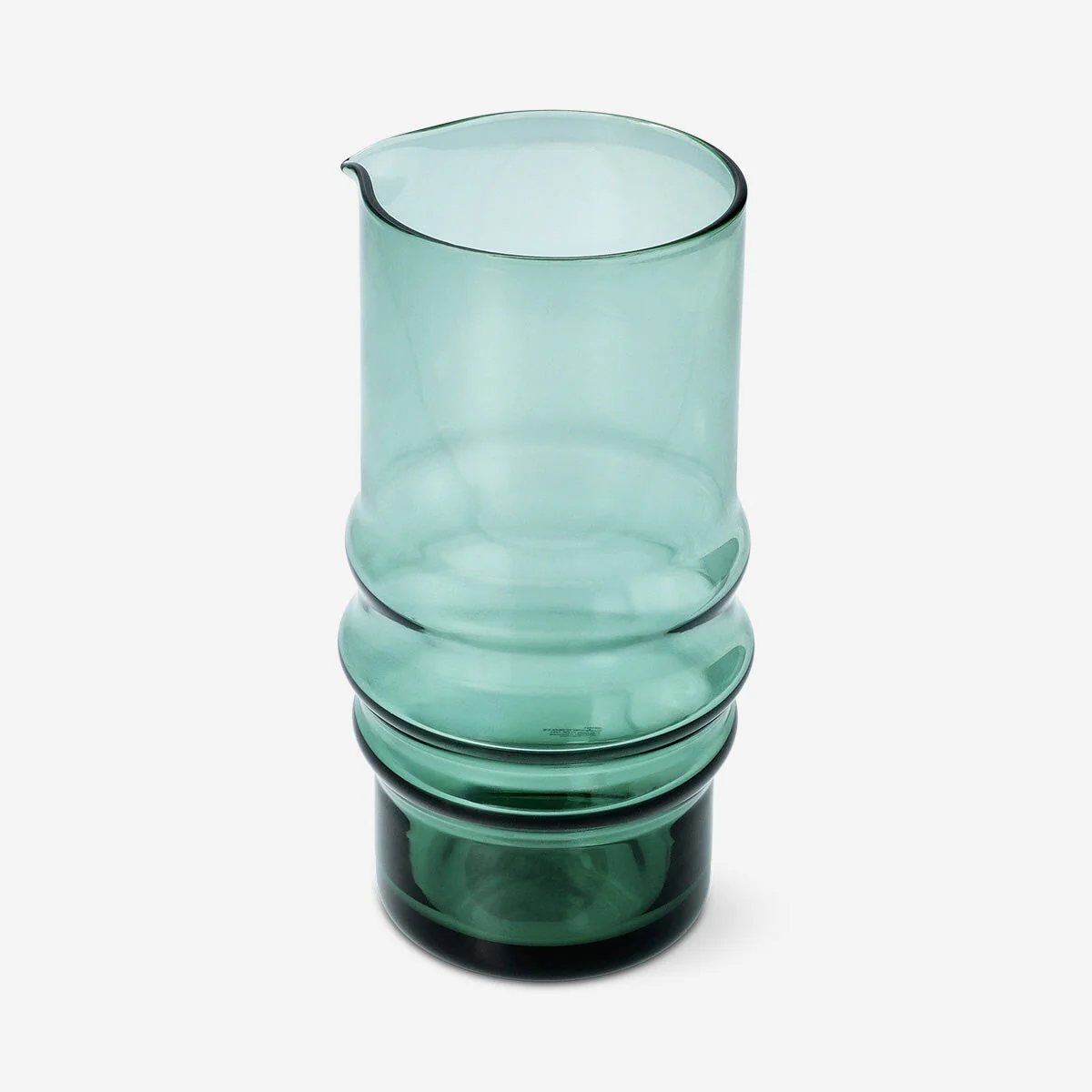 Green glass jug - 800 ml - Image 2