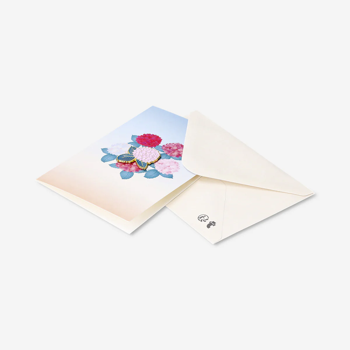 Greetings card with hydrangeas - Image 2