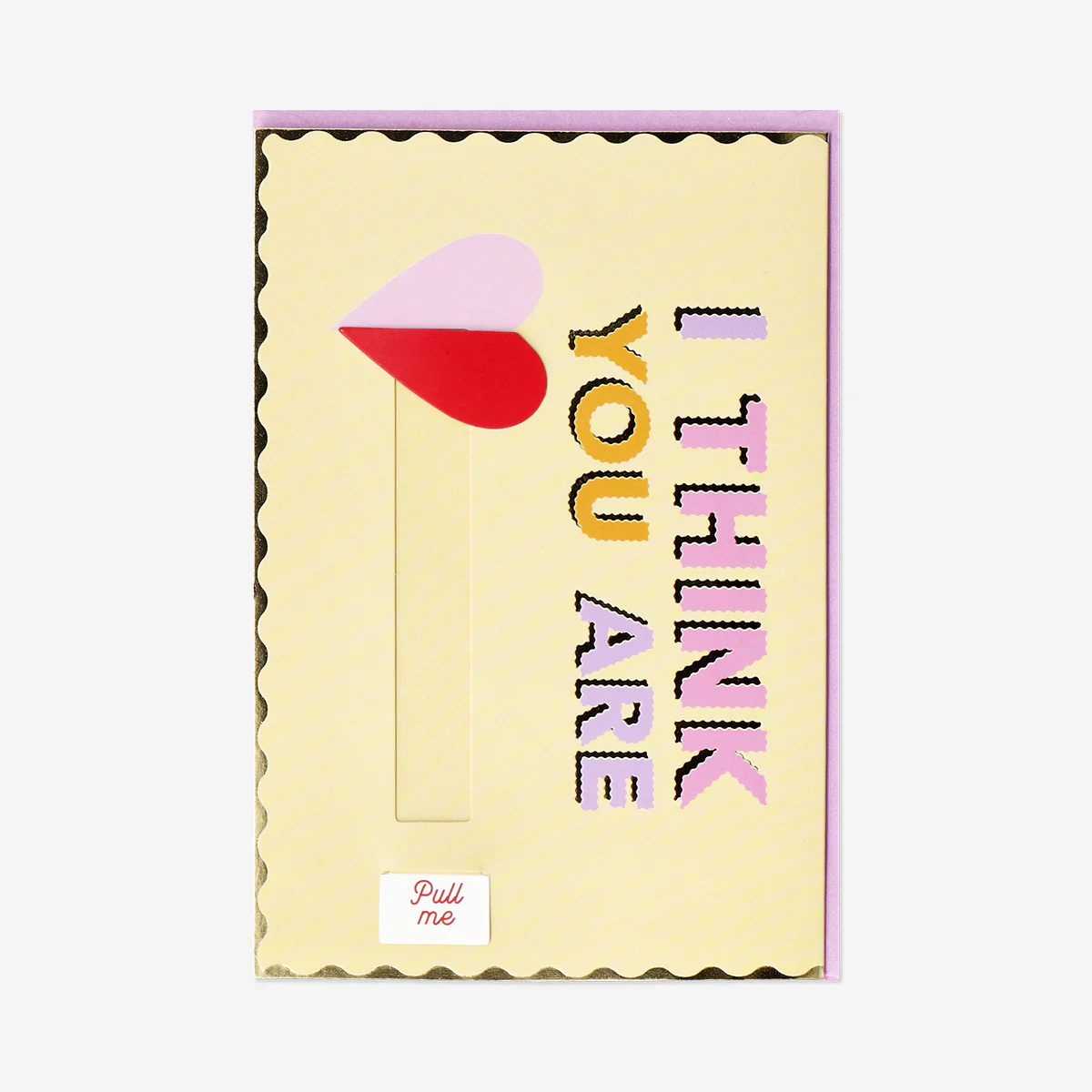 Greetings card with pull mechanism - Image 3