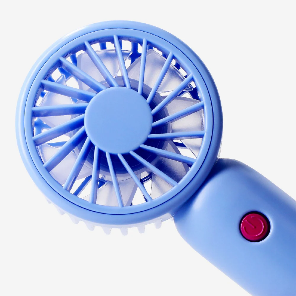 Handheld fan with 3 settings - Blue - Image 2