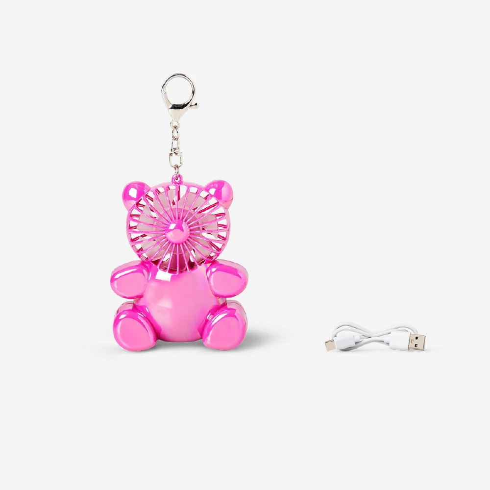 Handheld fan with key ring - Gummy bear - Image 2