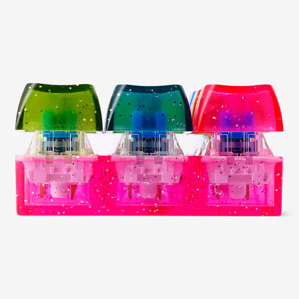 Keyring - Push me keyboard multi-colours - Image 2