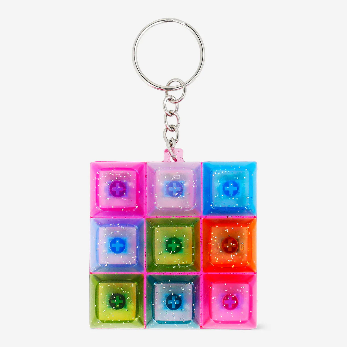 Keyring - Push me keyboard multi-colours - Image 3