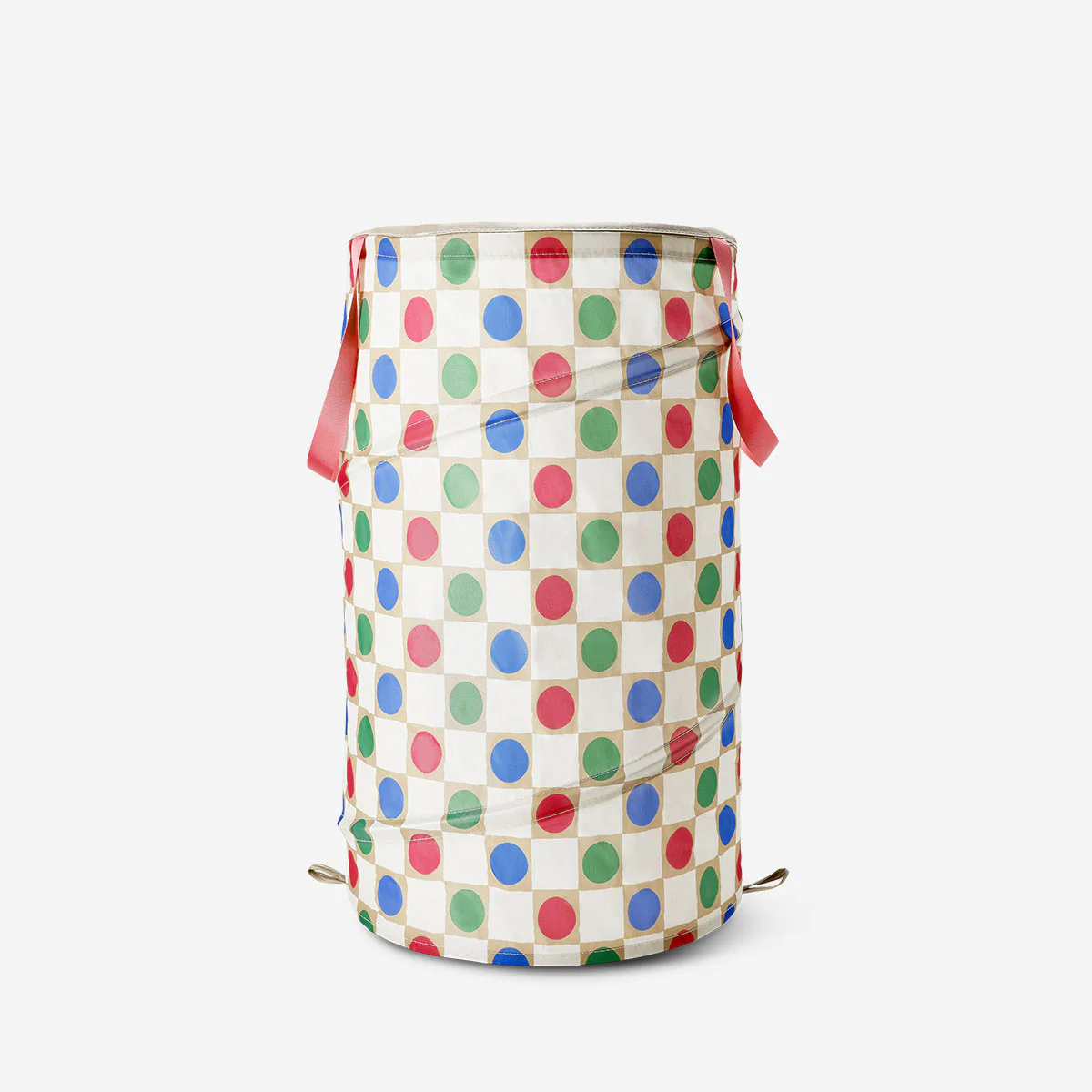 Laundry basket with colourful dots - 35x48 cm - Image 2