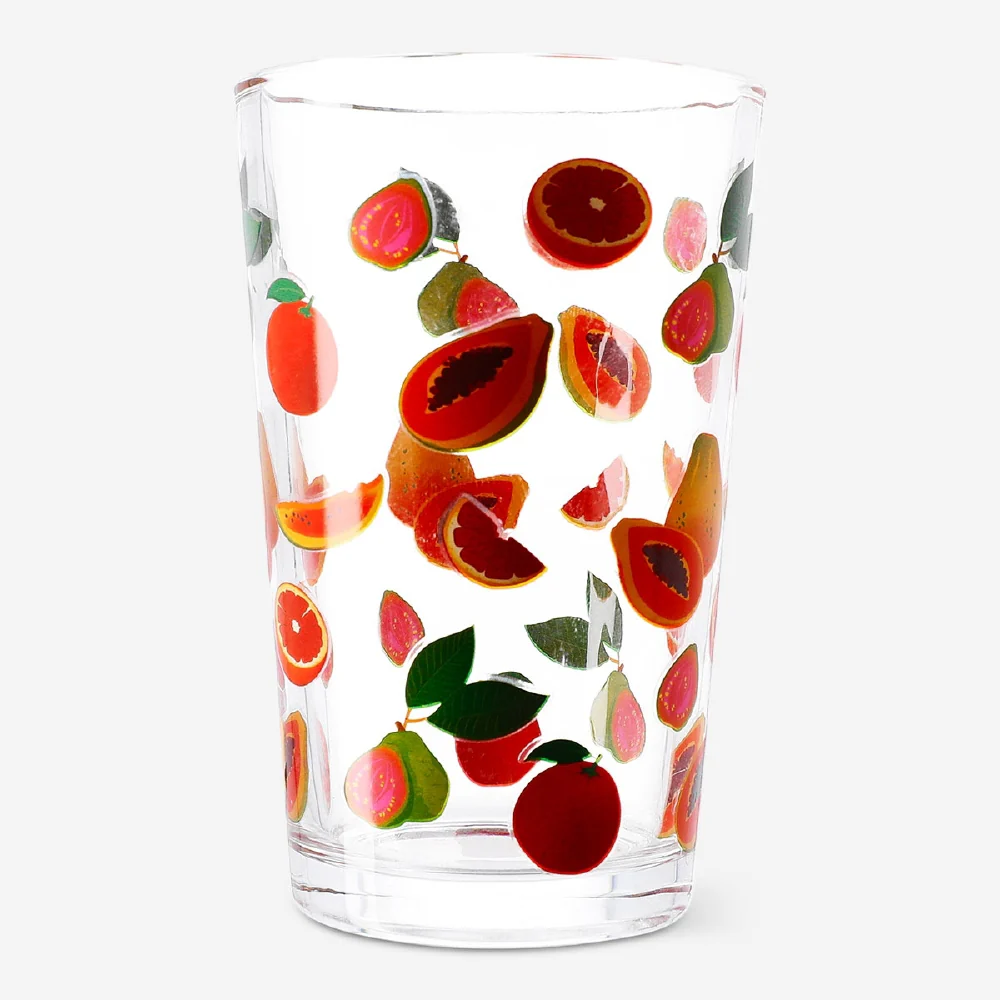 Lemons & fruits glass/jug CL
