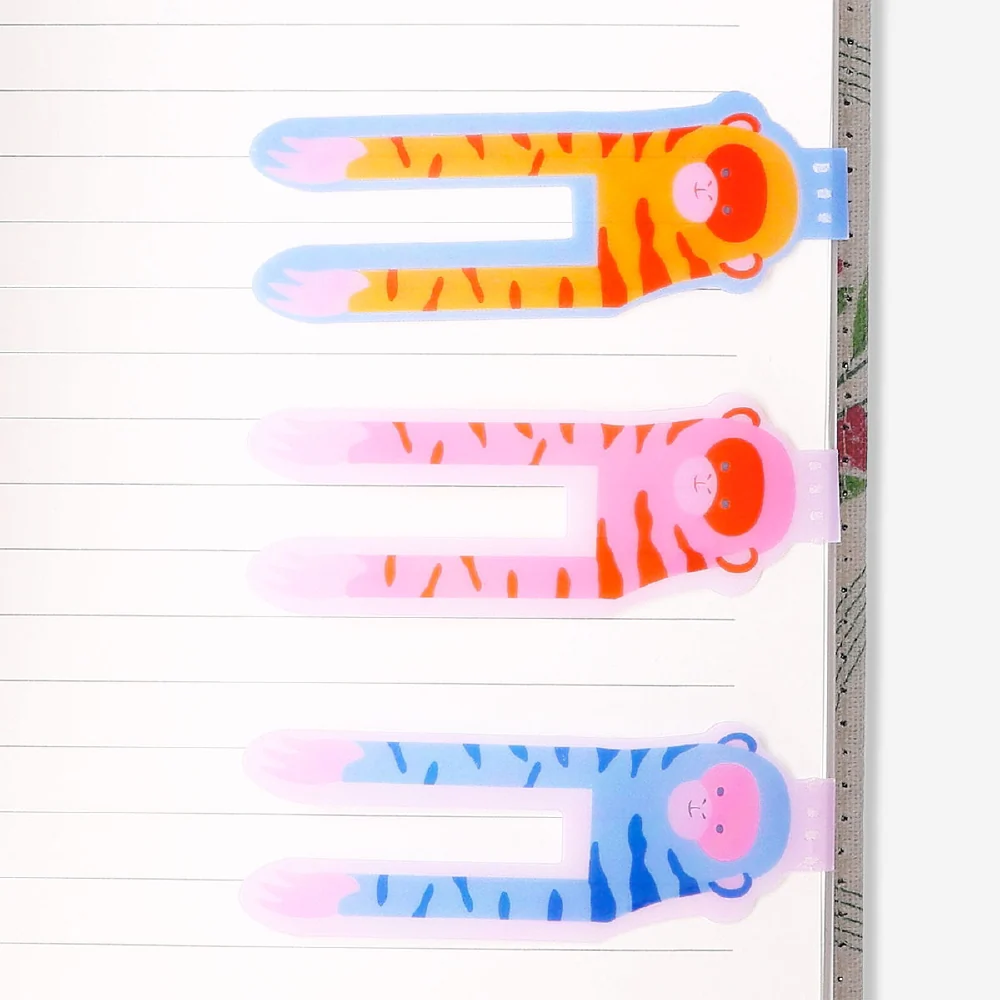 Magnetic bookmarks with monkeys - 3 pcs - Image 2