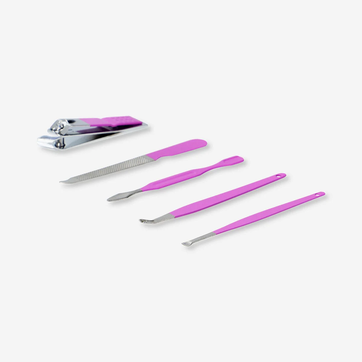 Pink manicure and pedicure set in suitcase - Image 2
