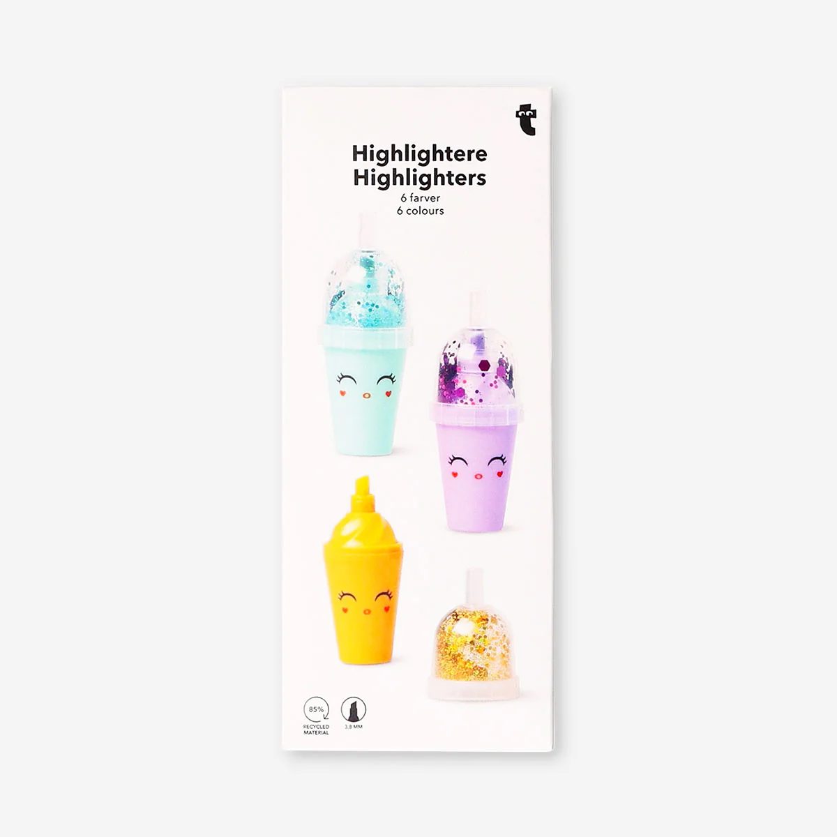 Milkshake highlighters - 6 pcs - Image 2