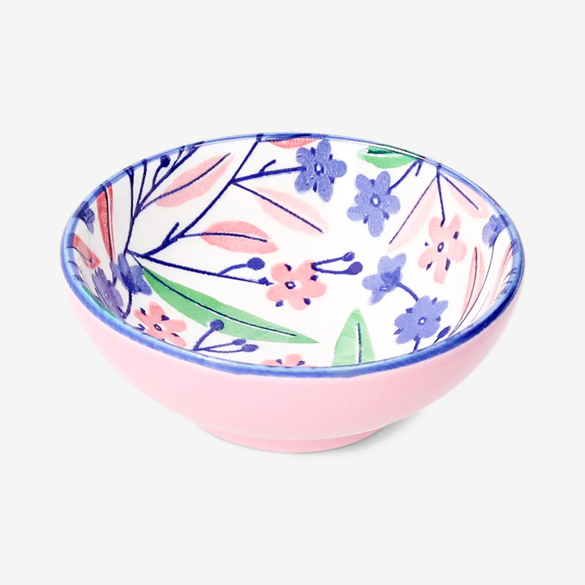 Mini bowl with flowers - 8 cm
