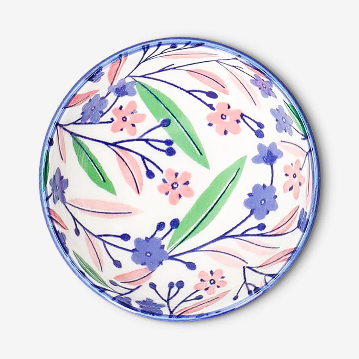Mini bowl with flowers - 8 cm - Image 2
