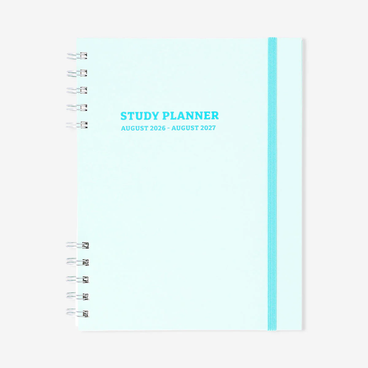Blue study planner - English