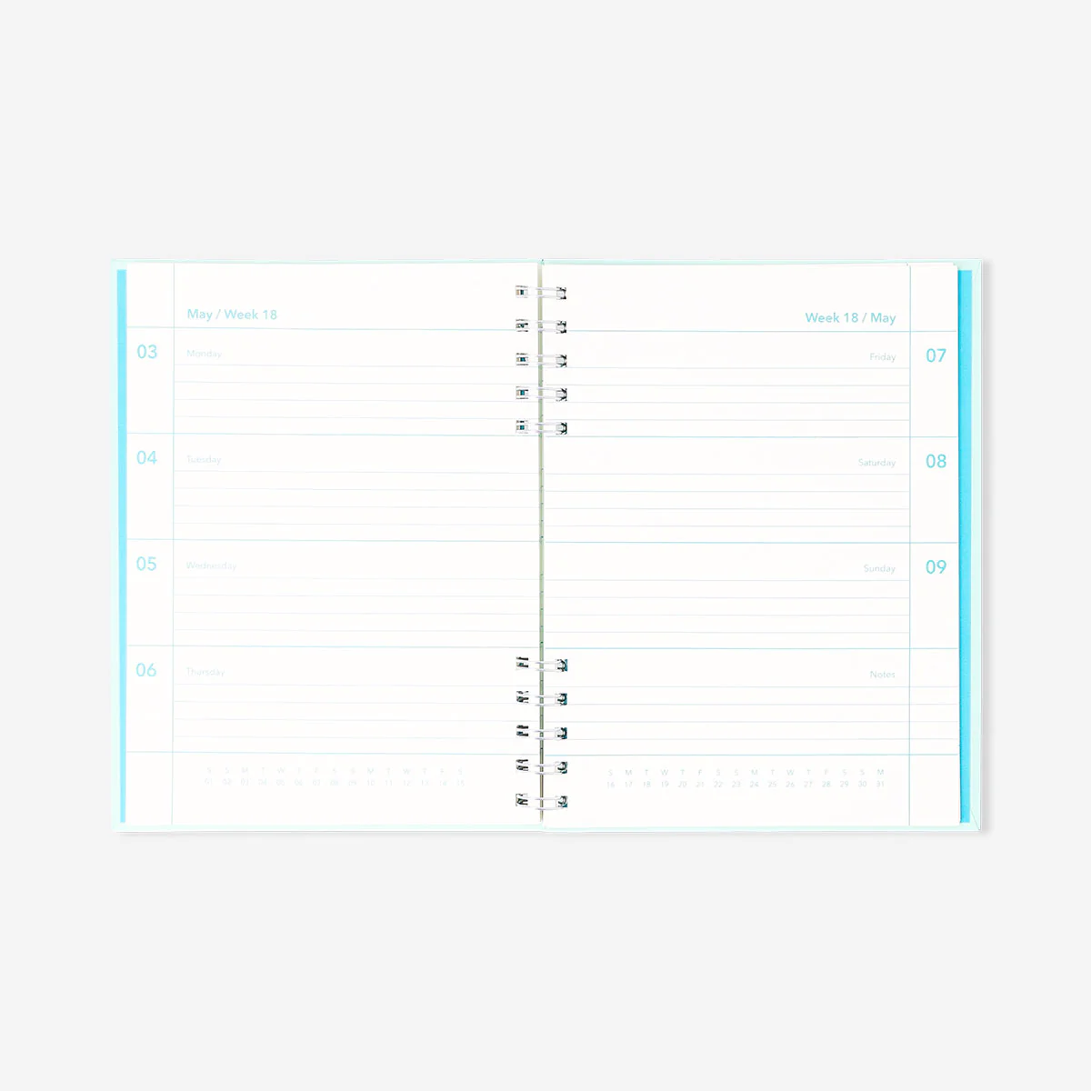 Blue study planner - English - Image 3