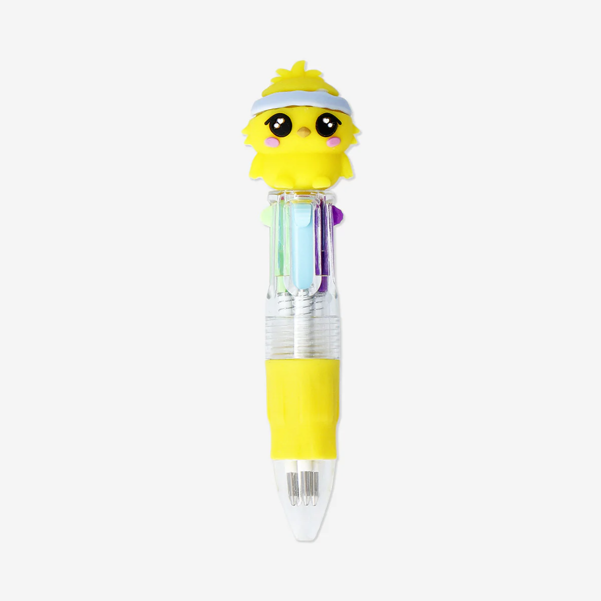 Multi coloured ballpoint pen with Easter chicken