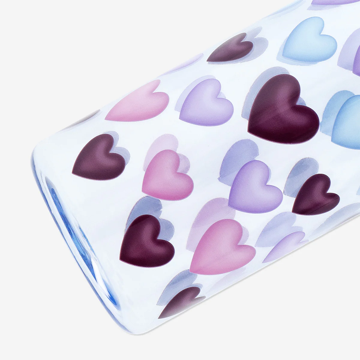 Blue drinking bottle with hearts - 1 L - Image 3