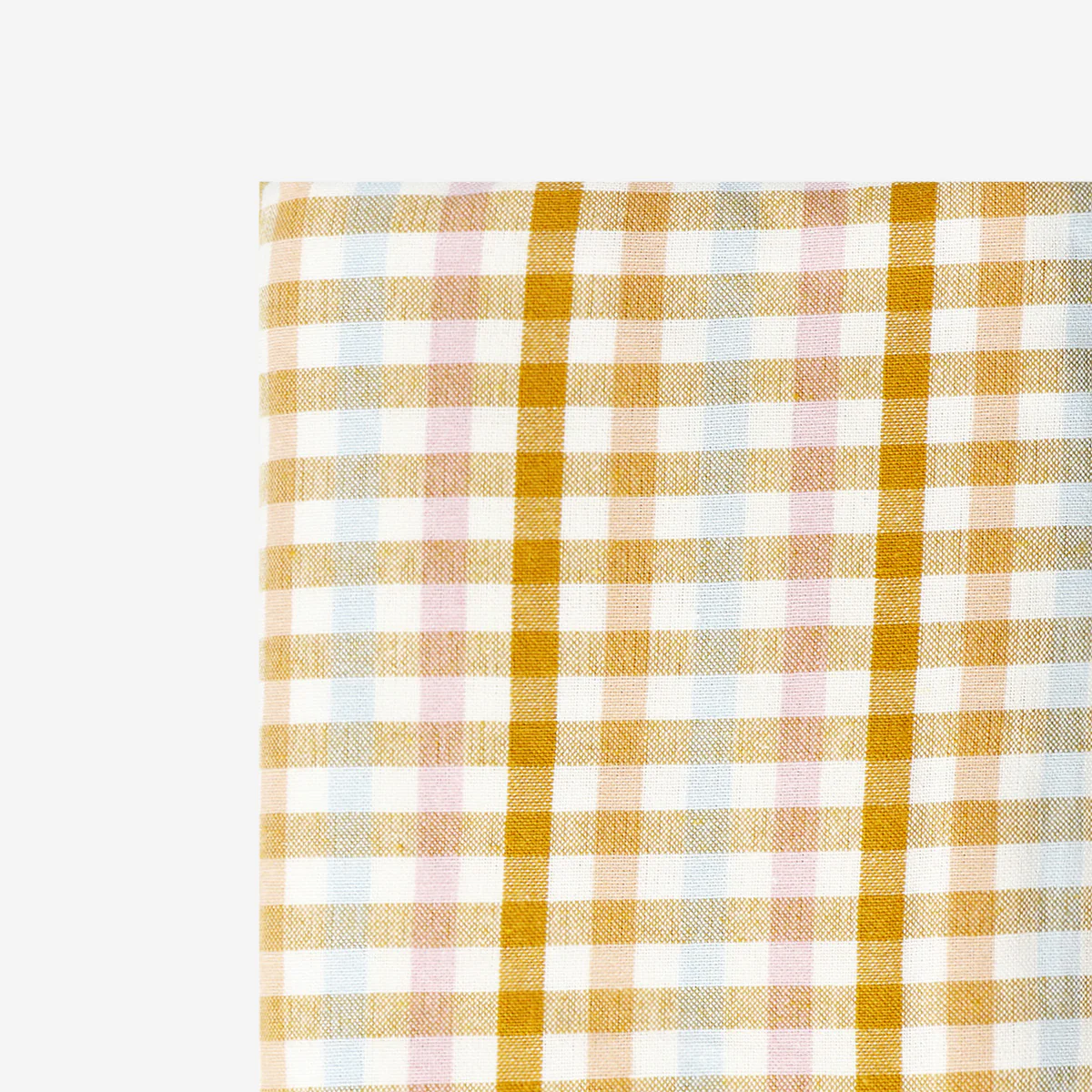 Multi coloured gingham tablecloth - 140x220 cm - Image 3