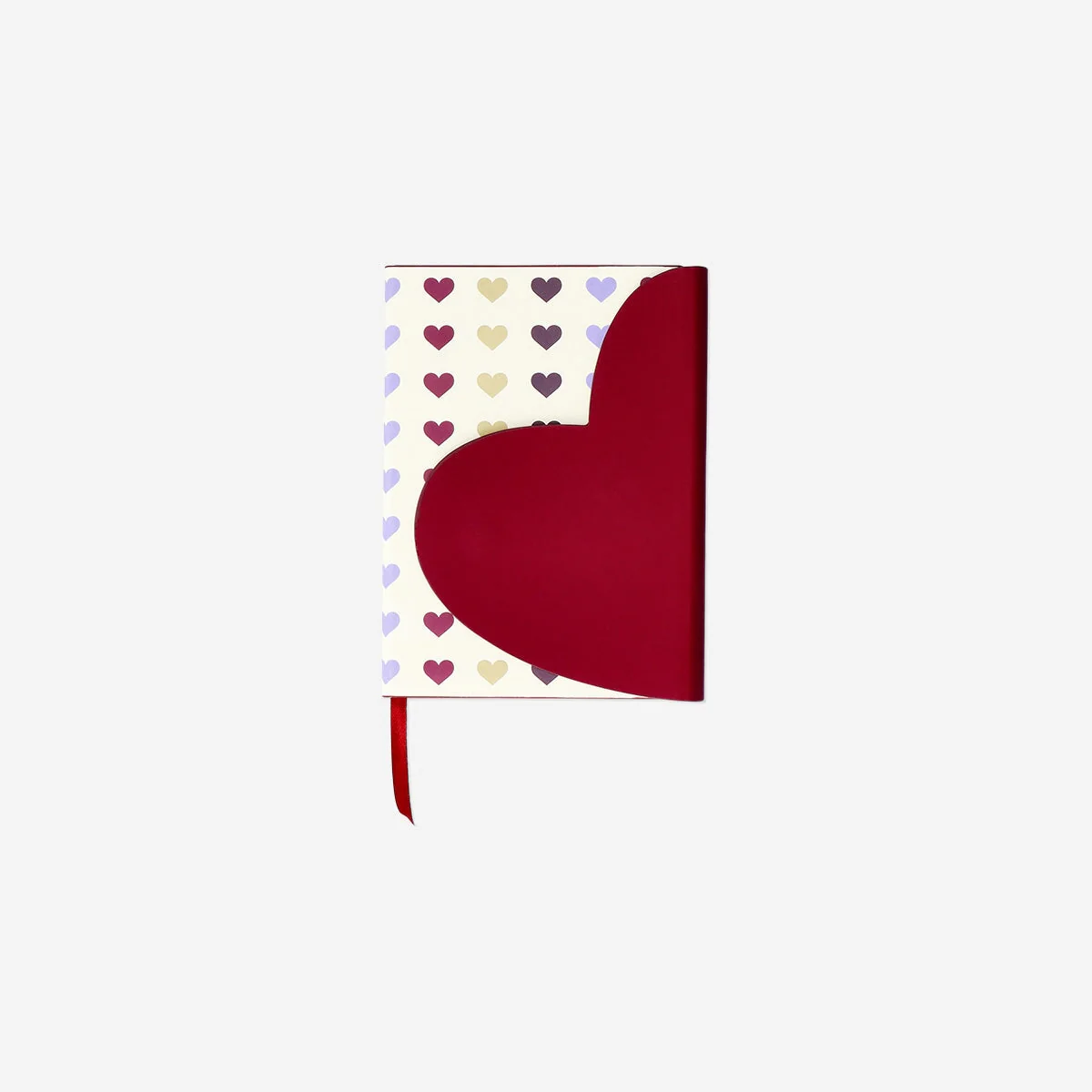 Notebook with heart cover