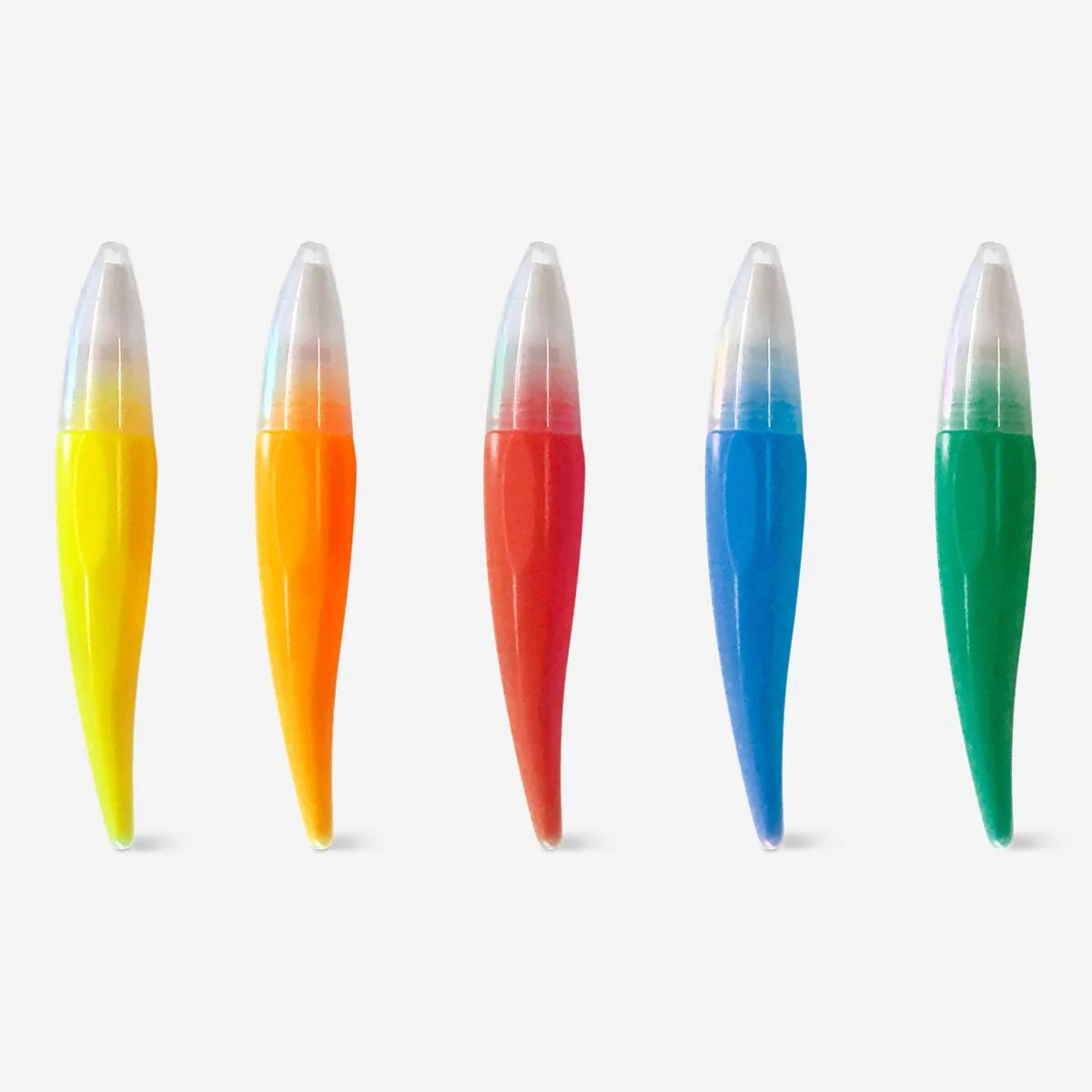 Paint tubes with brushes. 5 pcs