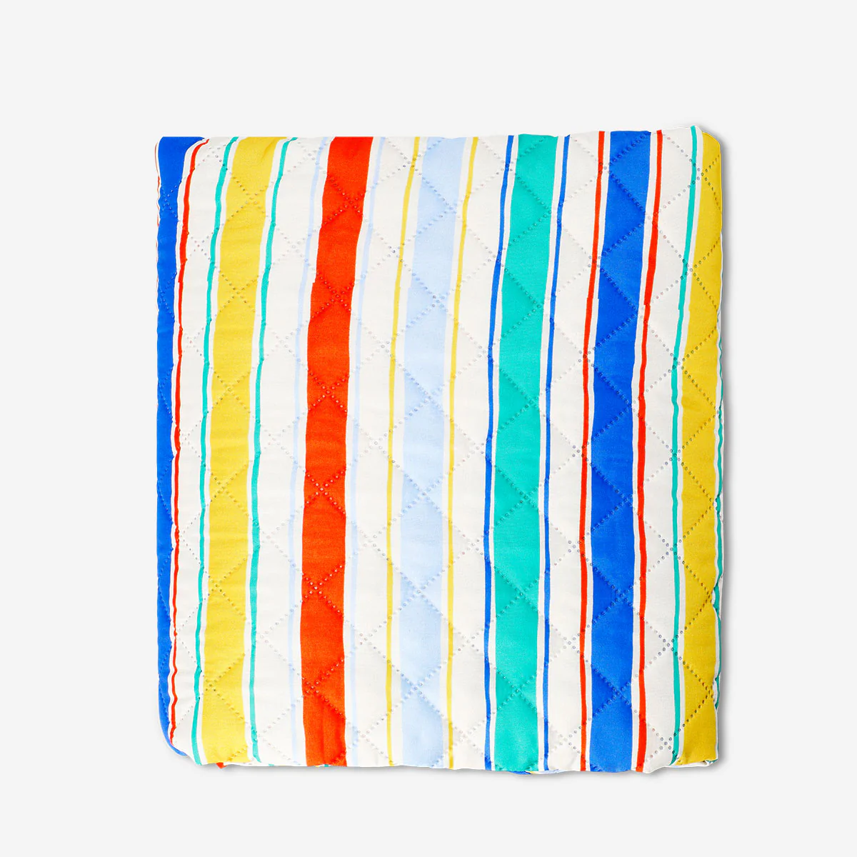 Quilted picnic blanket with stripes - 170x130 cm - Image 2