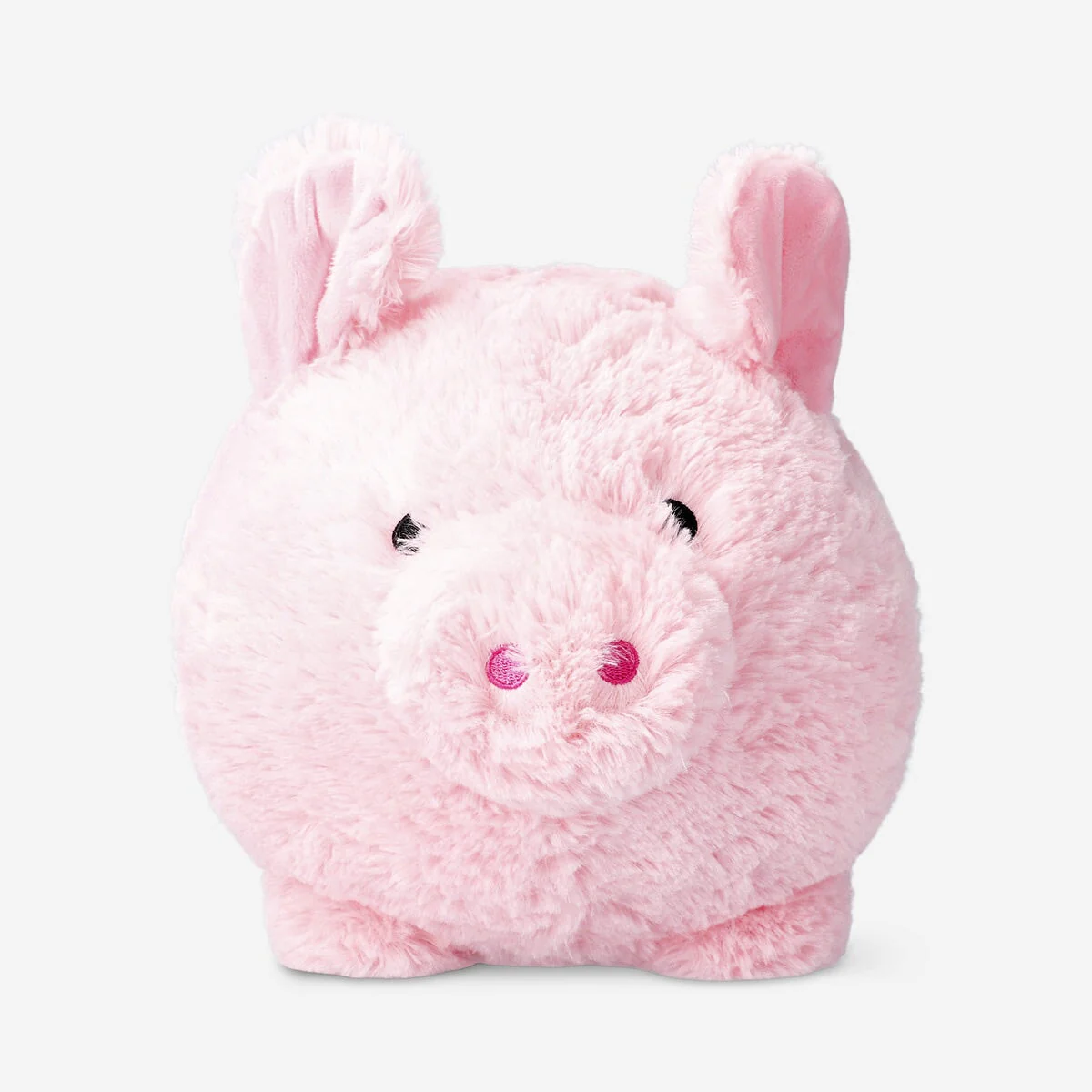 Piggy bank as plush pig