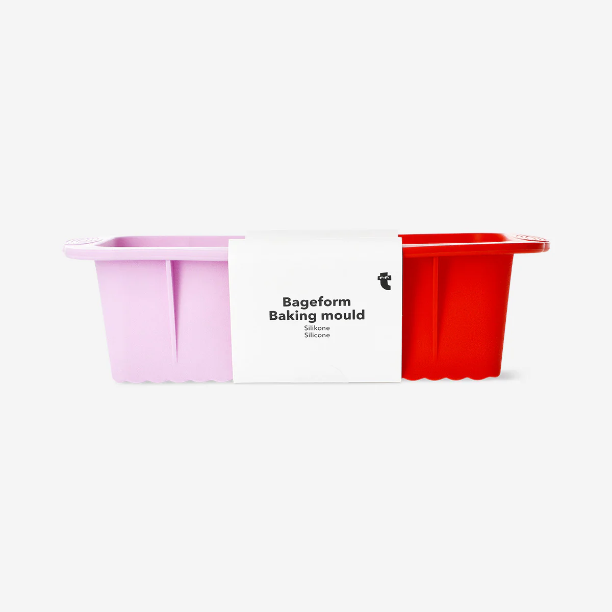 Pink and red silicone baking mould - Image 3