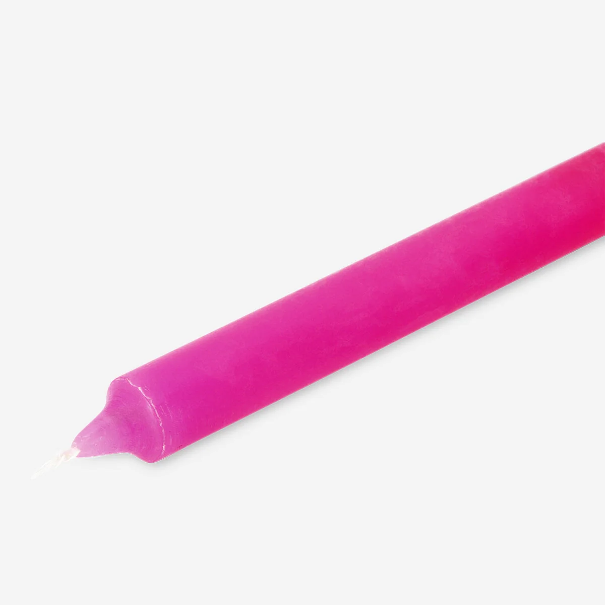 Pink dinner candle - 24 cm - Image 2