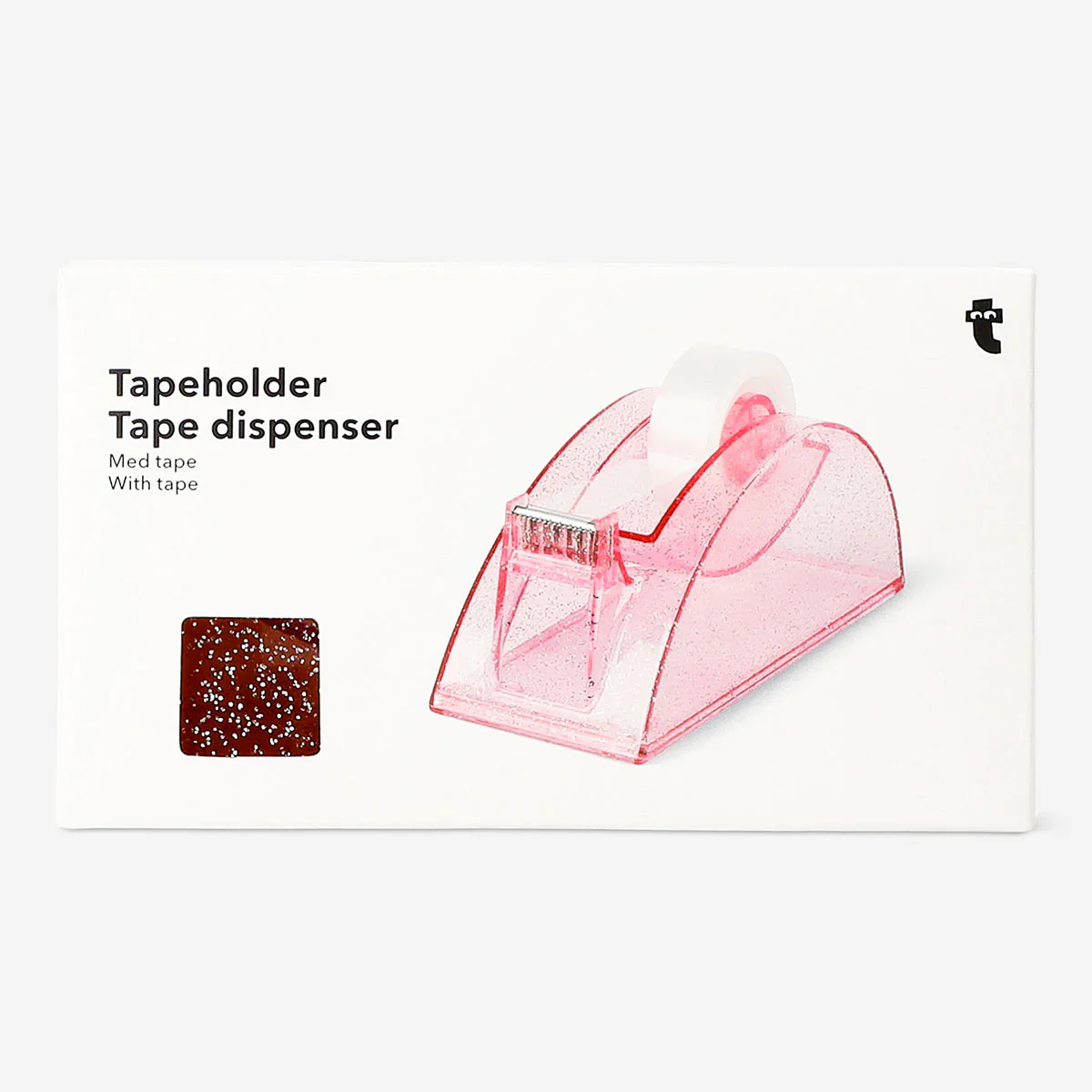 Pink glitter tape dispenser - Image 2