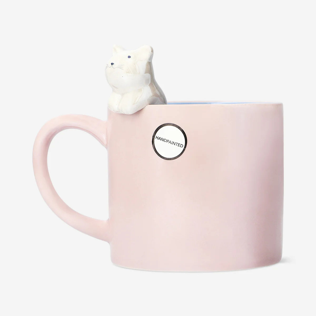 Pink mug with 3D cat - 465 ml - Image 2