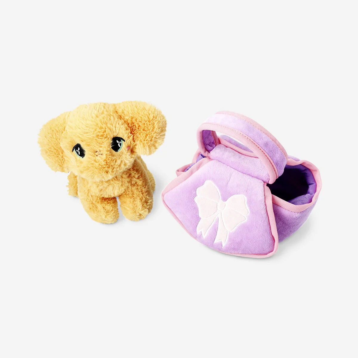Plush toy - Brown dog in bag - Image 2