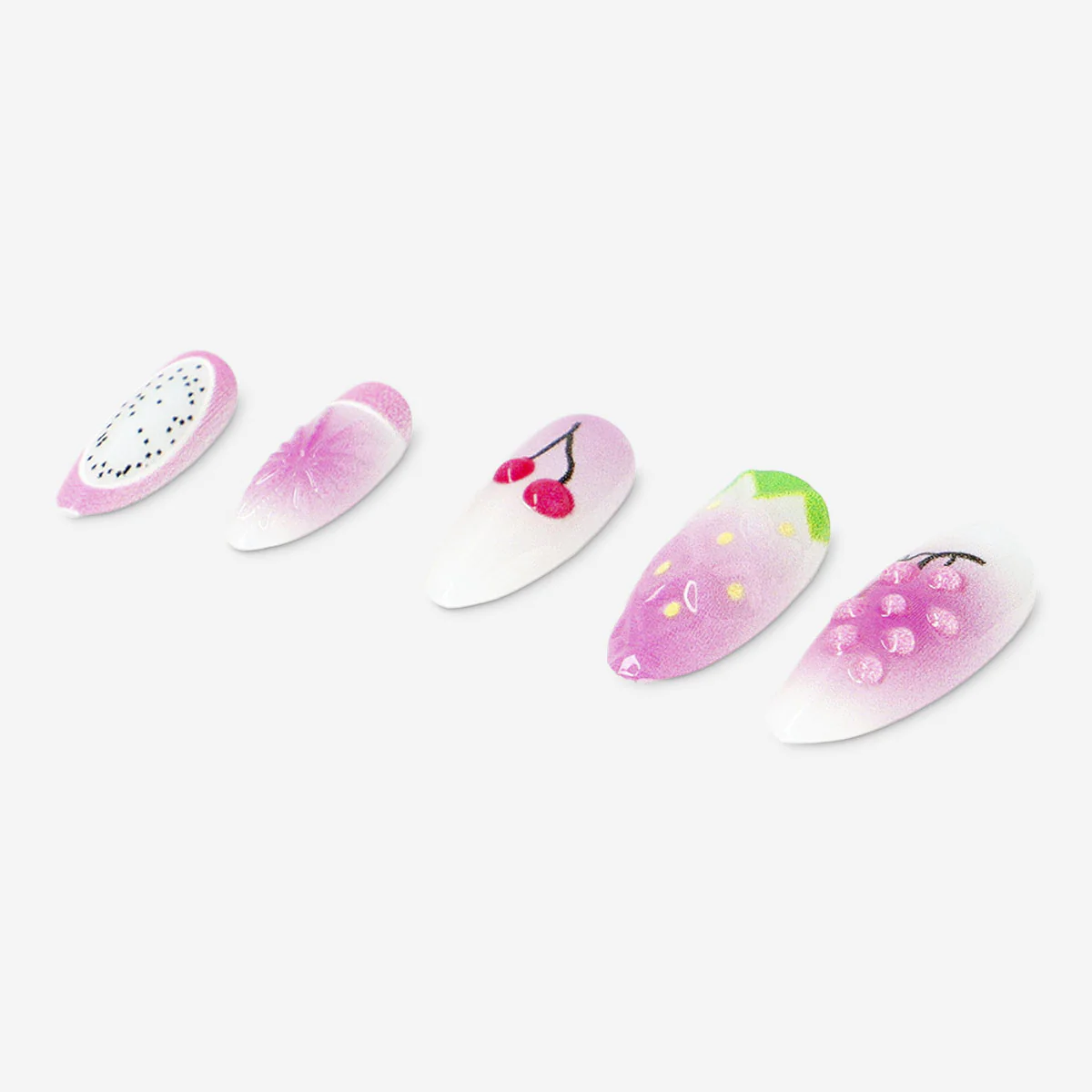 Press-on nails - Berry designs - Image 3