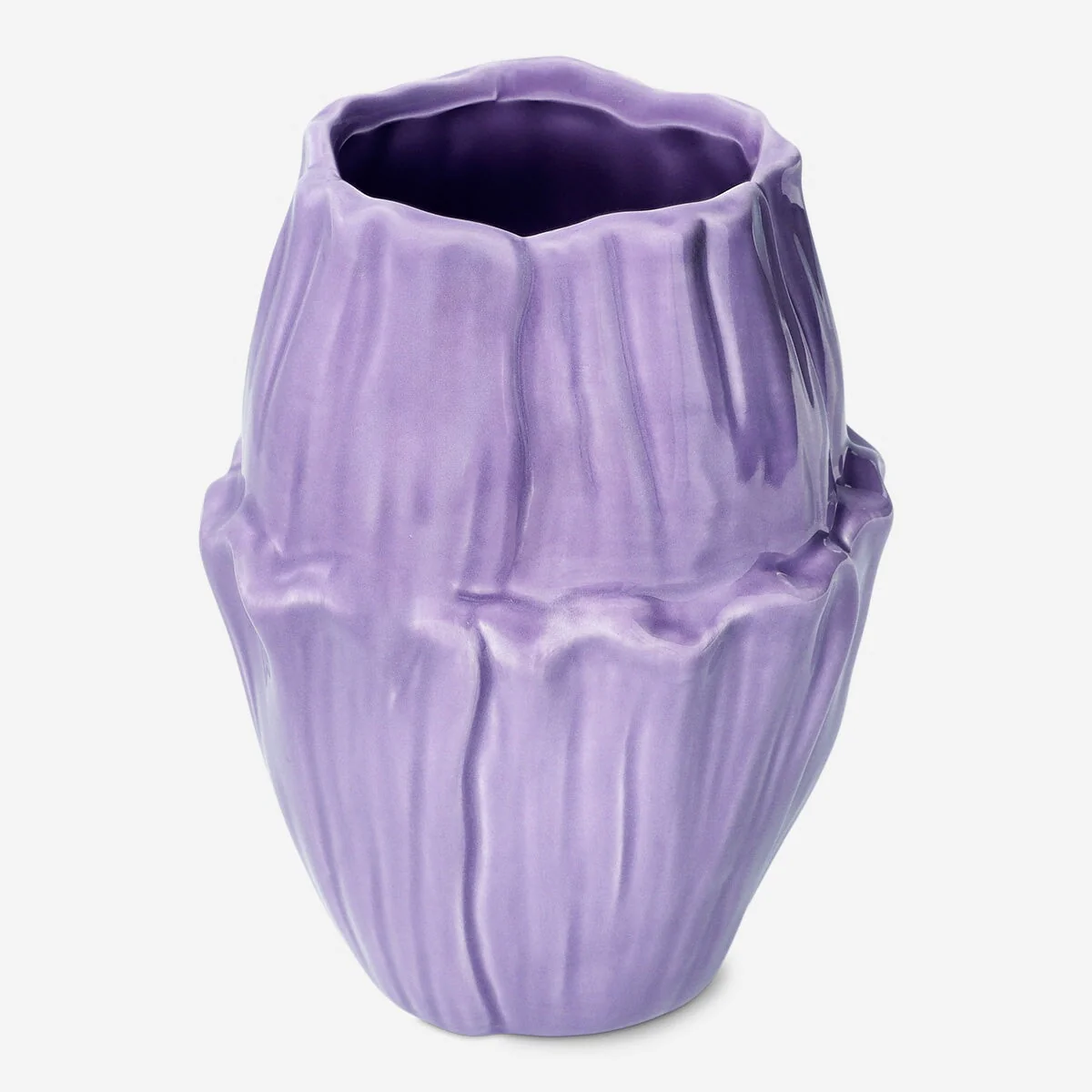 Purple flower vase - 15 cm