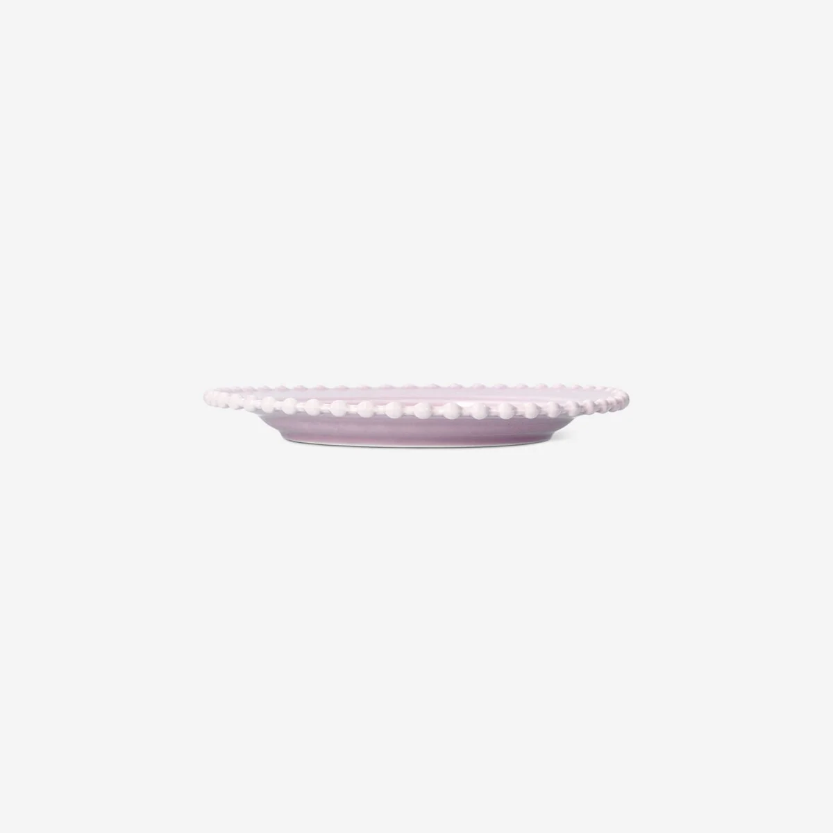 Pink plate with bubble edge - Image 3