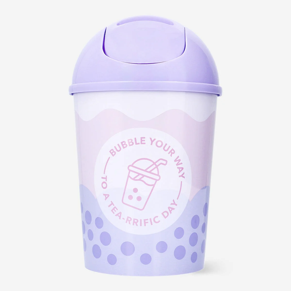 Boba tea push bin. 32 cm.