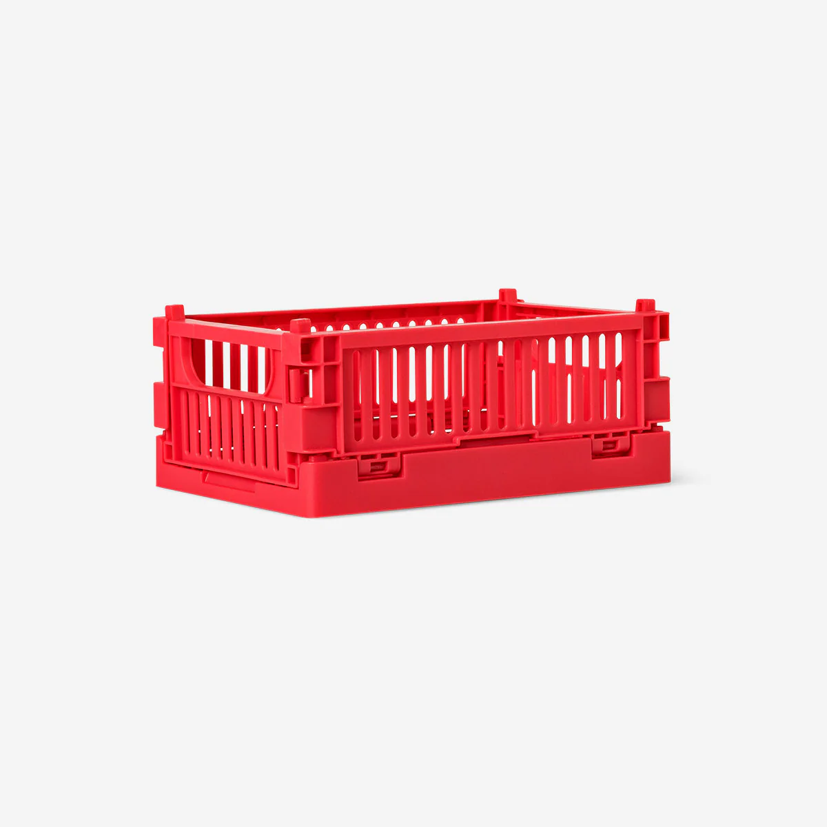 Red collapsible storage box - 10x15 cm