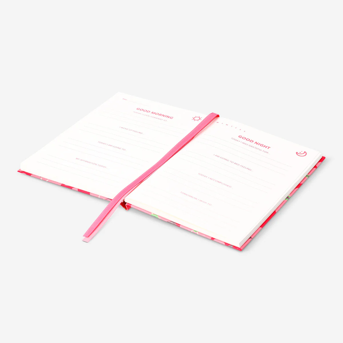 Red floral gratitude journal - English - Image 3