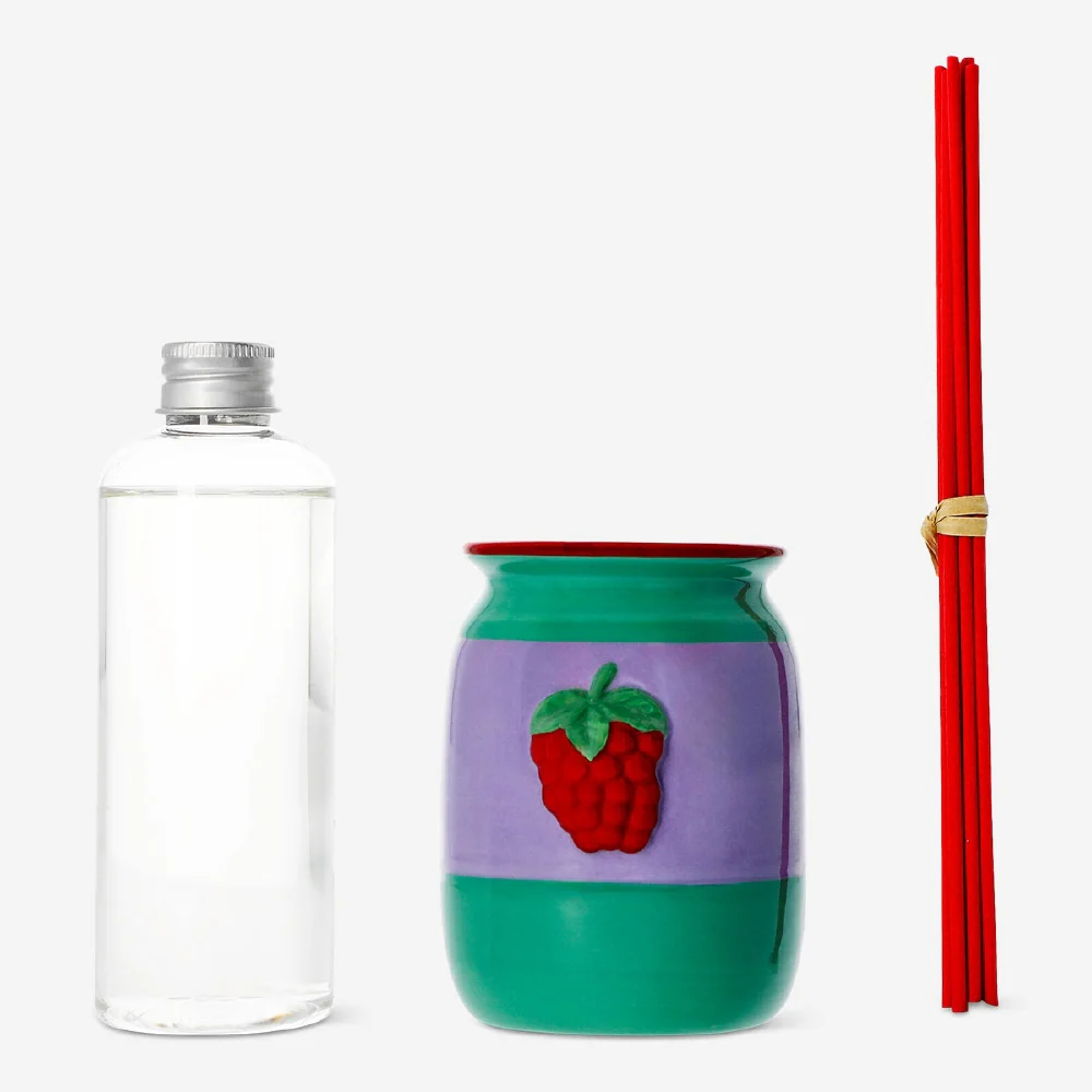 Reed diffusers with raspberry fragrance - 200 ml - Image 2